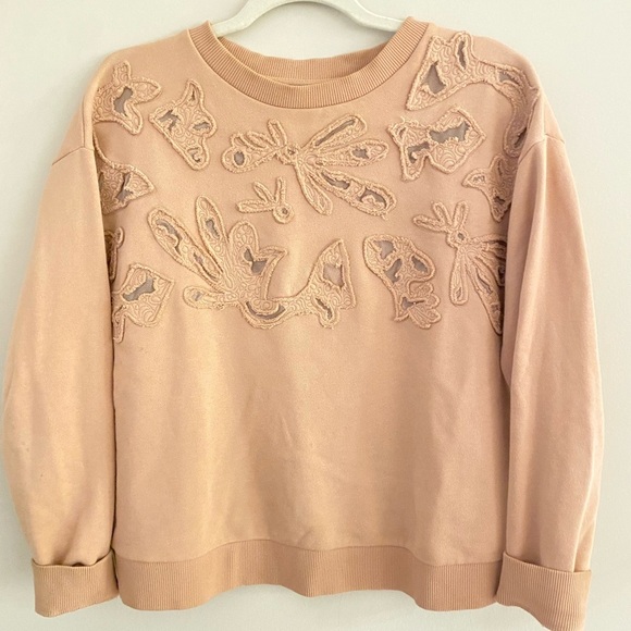 Banana Republic Womans Pink Crew Neck Sweater Size Small - Picture 4 of 14